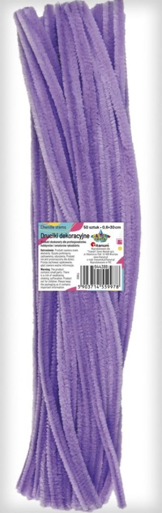 Titanum Drucik Craft-Fun Series kreatywny kolor: liliowy 300mm 50 szt Titanum (T1002)