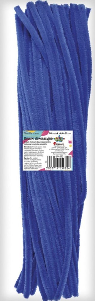 Titanum Drucik Craft-Fun Series kreatywny kolor: niebieski ciemny 300mm 50 szt Titanum (T09)