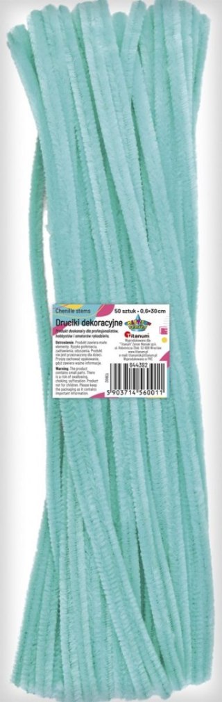 Titanum Drucik Craft-Fun Series kreatywny kolor: turkusowy jasny 300mm 50 szt Titanum (T3802)