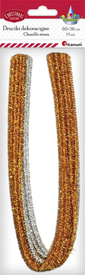 Titanum Drucik Craft-Fun Series kreatywny kolor: złoty/srebrny 14 szt Titanum (283061)