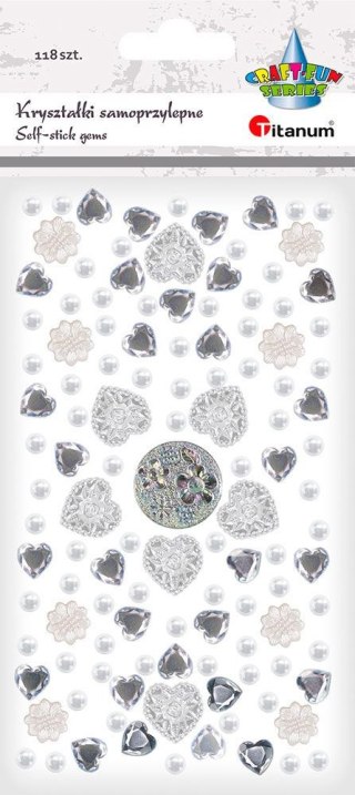 Titanum Kryształki Craft-Fun Series białe Titanum (24BR0201-154)