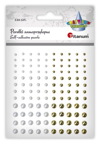 Titanum Kryształki Craft-Fun Series perełki mix Titanum (24CY0324 (white,gold))