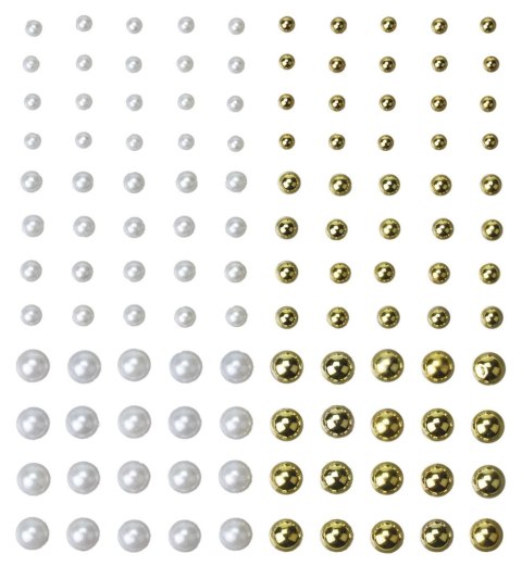 Titanum Kryształki Craft-Fun Series perełki mix Titanum (24CY0324 (white,gold))