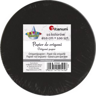 Titanum Origami Craft-Fun Series papier okrągły 10cm Titanum (D-16)