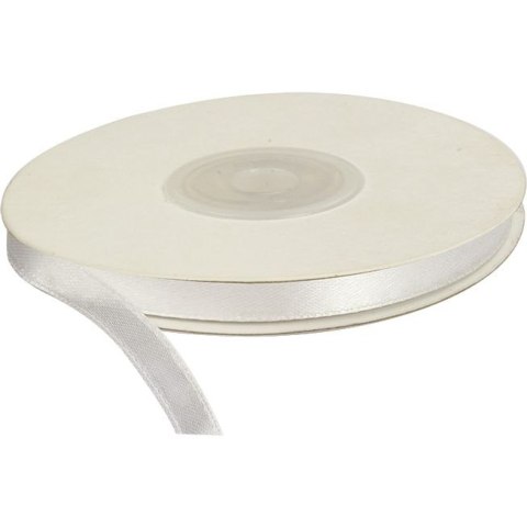 Titanum Wstążka Craft-Fun Series satynowa 6x25 [mm x m] biały Titanum (6/25/01)