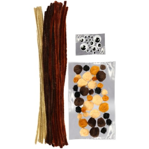 Titanum Zestaw dekoracyjny Titanum Craft-Fun Series tonacja brązowa (16072A)