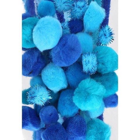 Titanum Zestaw dekoracyjny Titanum Craft-Fun Series tonacja niebieska (16072C)