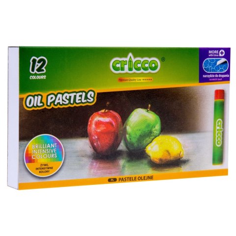 Cricco Pastele olejne 12 kol. Cricco (CR48112/A)
