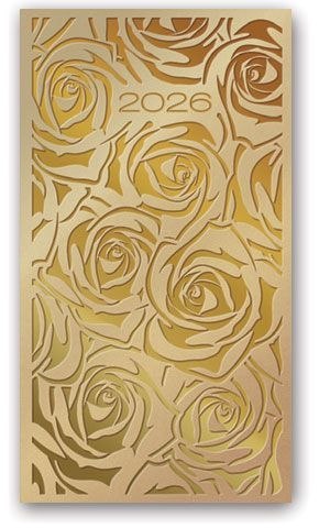 Lucrum Kalendarz książkowy (terminarz) złoty A6 Lucrum (TR złoty)