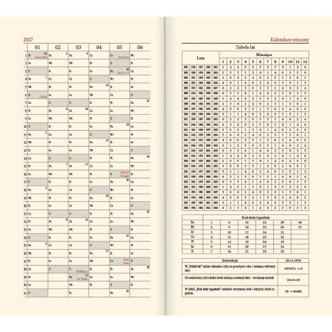 Lucrum Kalendarz książkowy (terminarz) złoty A6 Lucrum (TR złoty)