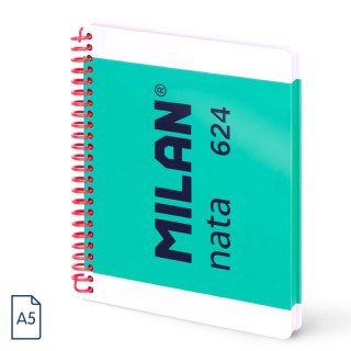 Milan Kołozeszyt (kołonotatnik) A5 80k. 95g gładki Milan (57051E80GR)
