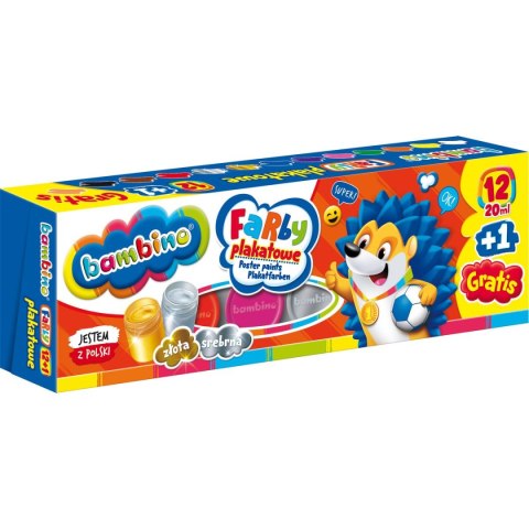 St.Majewski Farby plakatowe Polly pocket kolor: mix 20ml 12 kolor. St.Majewski