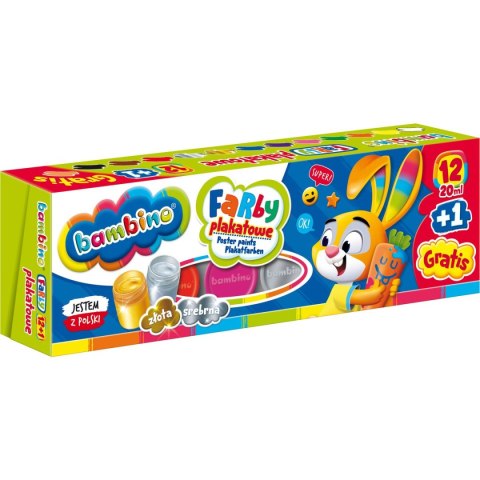 St.Majewski Farby plakatowe Polly pocket kolor: mix 20ml 12 kolor. St.Majewski