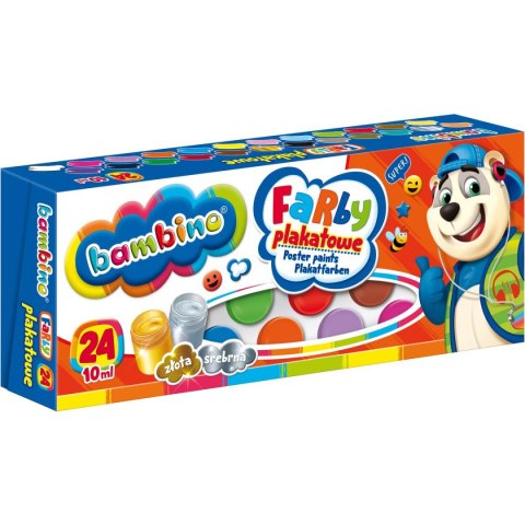 St.Majewski Farby plakatowe kolor: mix 10ml 24 kolor. St.Majewski (5903235002885)