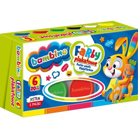 St.Majewski Farby plakatowe kolor: mix 20ml 6 kolor. St.Majewski