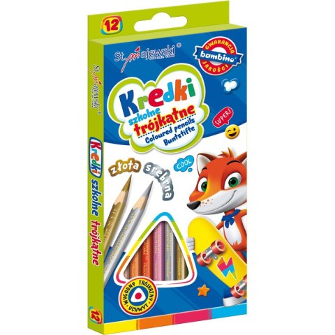 St.Majewski Kredki ołówkowe 12 kol. St.Majewski