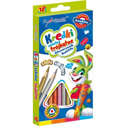 St.Majewski Kredki ołówkowe 12 kol. St.Majewski