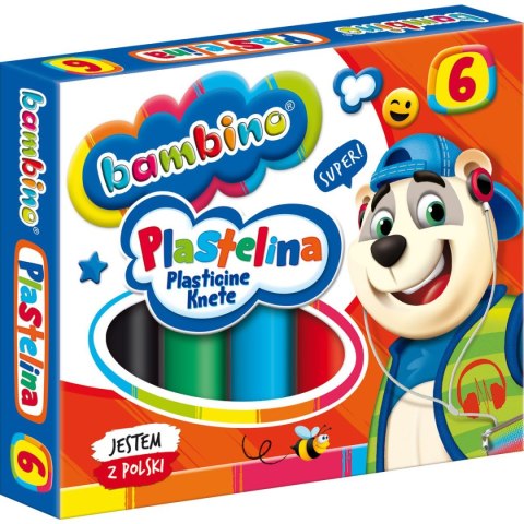 St.Majewski Plastelina 6 kol. BAMBINO mix St.Majewski