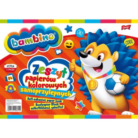 St.Majewski Zeszyt papierów kolorowych Bambino B4 80g 8k [mm:] 250x350 St.Majewski