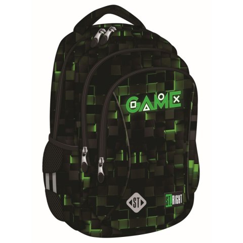 St.Right Plecak GREEN GAME 3-KOMORY St.Right (BP-26)