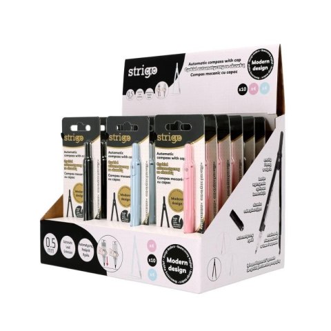 Strigo Cyrkiel automatyczny ze skuwką różowy Strigo (SSC481/482/483)