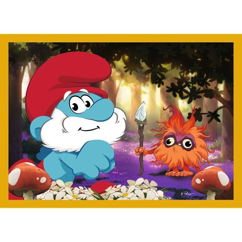 Trefl Puzzle Życie w Wiosce Smerfów 4w1 el. Trefl (34664)