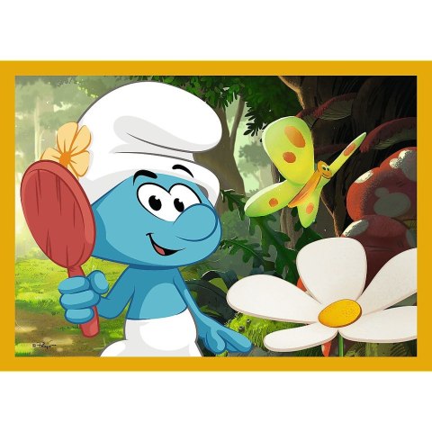 Trefl Puzzle Życie w Wiosce Smerfów 4w1 el. Trefl (34664)