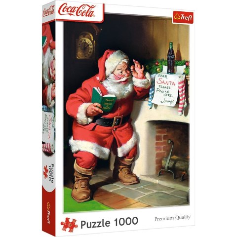 Trefl Puzzle Xmass Mikołaj przy kominku Trefl (10922)