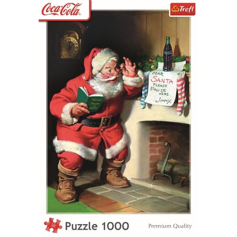 Trefl Puzzle Xmass Mikołaj przy kominku Trefl (10922)
