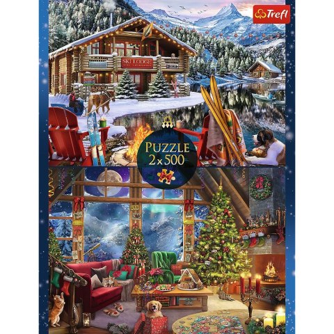 Trefl Puzzle Xmass Święta w górach Trefl (37540)