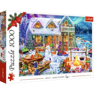 Trefl Puzzle Xmass Zimowy czas 1000 el. Trefl (10948)