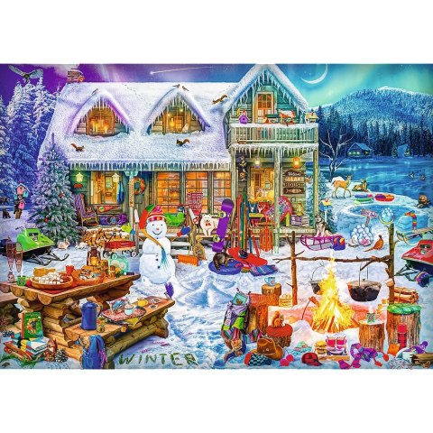 Trefl Puzzle Xmass Zimowy czas 1000 el. Trefl (10948)