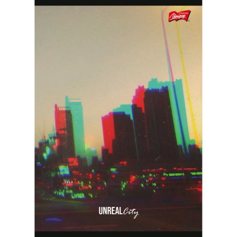 Unipap Zeszyt Unreal City A5 60k. 70g linia Unipap