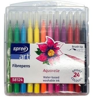 Koh-I-Noor Flamaster pędzelkowe 24 kol. Koh-I-Noor