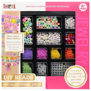 Mega Creative Koraliki dla dziewczynki Koraliki do nawlekania Mega Creative (553193)