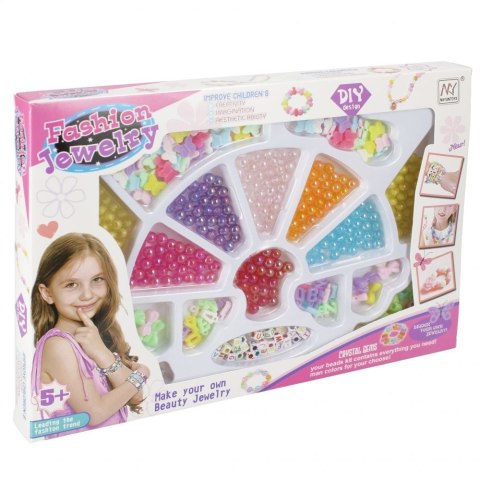 Mega Creative Koraliki dla dziewczynki do nawlekania Mega Creative (532515)