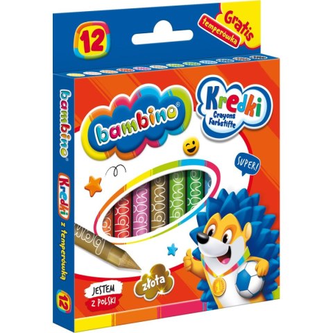 St.Majewski Kredki glinkowe Bambino 12 k 12 kol. St.Majewski
