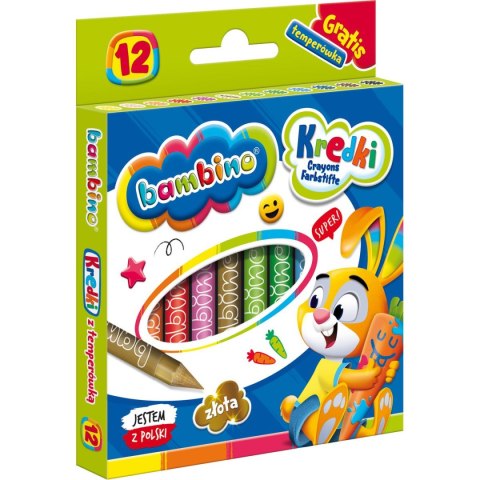 St.Majewski Kredki glinkowe Bambino 12 k 12 kol. St.Majewski