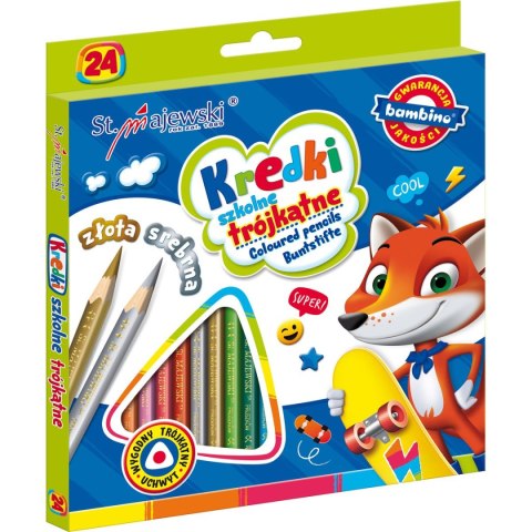 St.Majewski Kredki ołówkowe 24 kol. St.Majewski