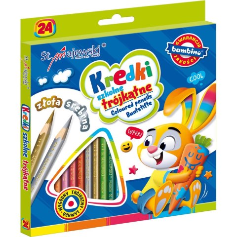 St.Majewski Kredki ołówkowe 24 kol. St.Majewski