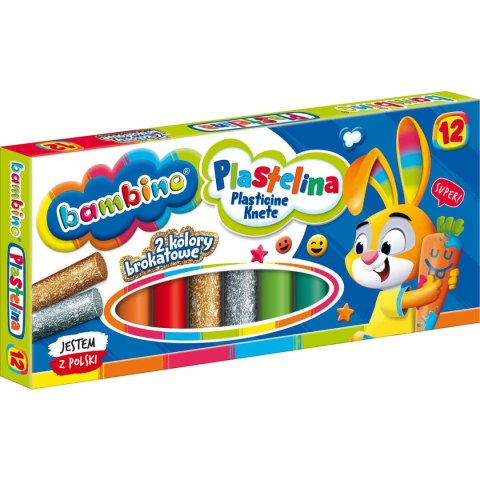 St.Majewski Plastelina 12 kol. BAMBINO mix St.Majewski