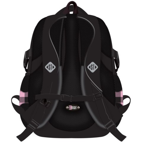 St.Right Plecak PINK CHECKERED 4-KOMORY St.Right (BP-01)