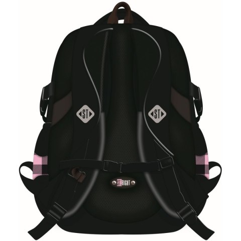 St.Right Plecak PINK CHECKERED 4-KOMORY St.Right (BP-01)