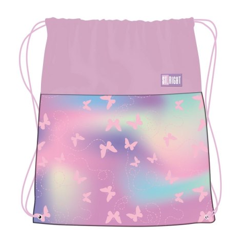 St.Right Worek na buty PINK BUTTERFILES fartuszek ochronny St.Right