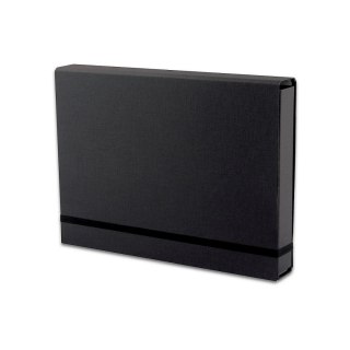 Tadeo Teczka kartonowa na gumkę A4 czarny Tadeo (TT6106)