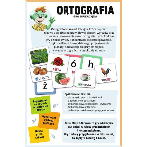 Trefl Gra edukacyjna Gabby Mały odkrywca Ortografia Trefl (02803)
