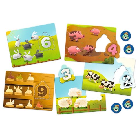 Trefl Gra edukacyjna Trefliki Cyferki Trefl (02810)