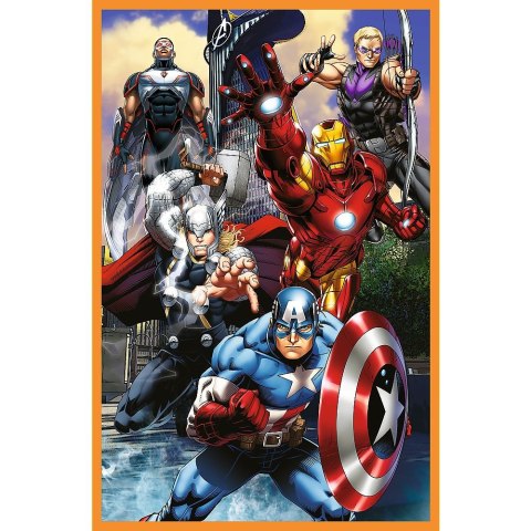Trefl Puzzle Avengers Dni pełne akcji 3x80 el. Trefl (34883)