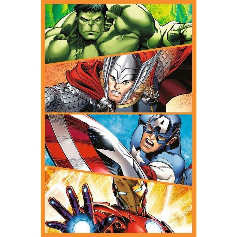 Trefl Puzzle Avengers Dni pełne akcji 3x80 el. Trefl (34883)