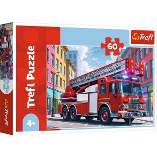 Trefl Puzzle Wóz strażacki 60 el. Trefl (17405)